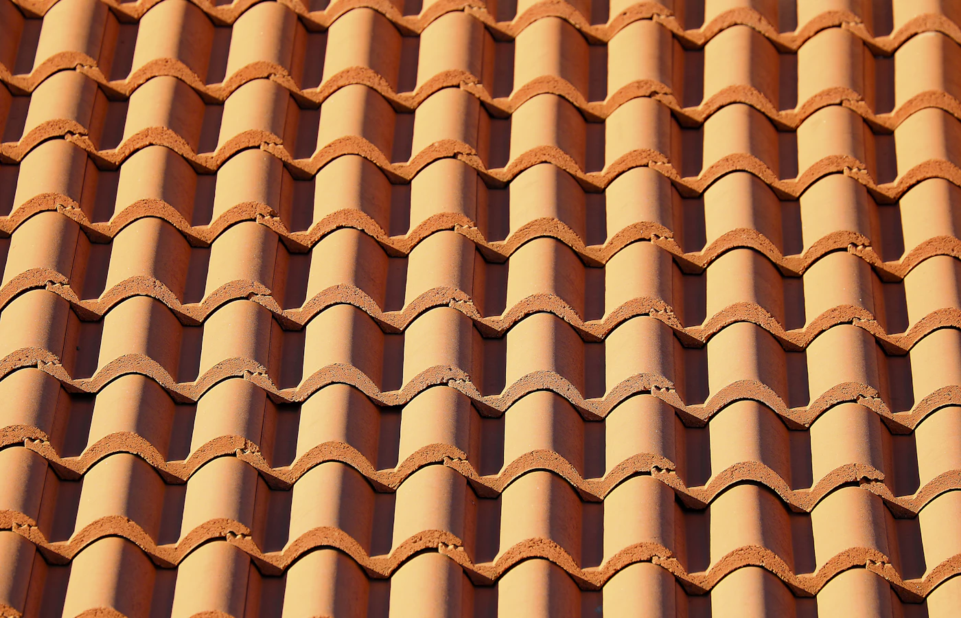 Détail de couverture en tuiles